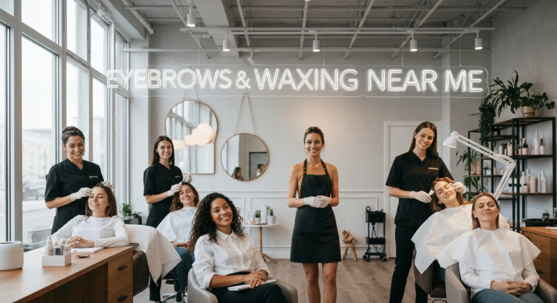 Eyebrows and Waxing Near Me